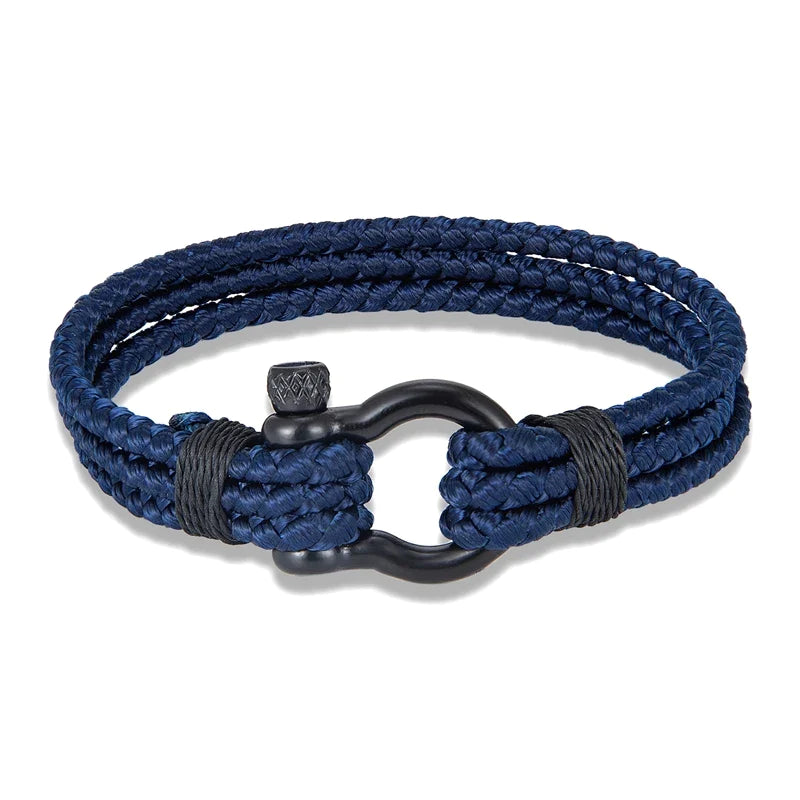 Bracciale con fibbia a ferro di cavallo in acciaio inossidabile